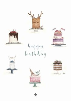 Plakat - Happy cake