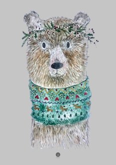 Plakat - Christmas bear
