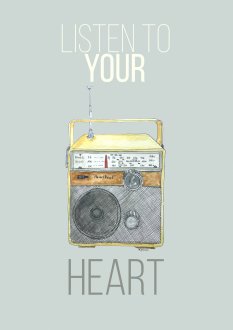 Plakat - Listen to your heart