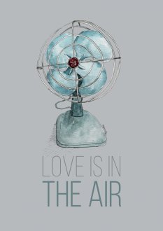 Plakat - Love is in the air