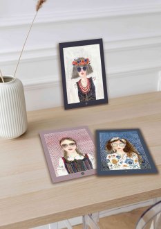 FOLK GIRLS MINI SET 3 x A5